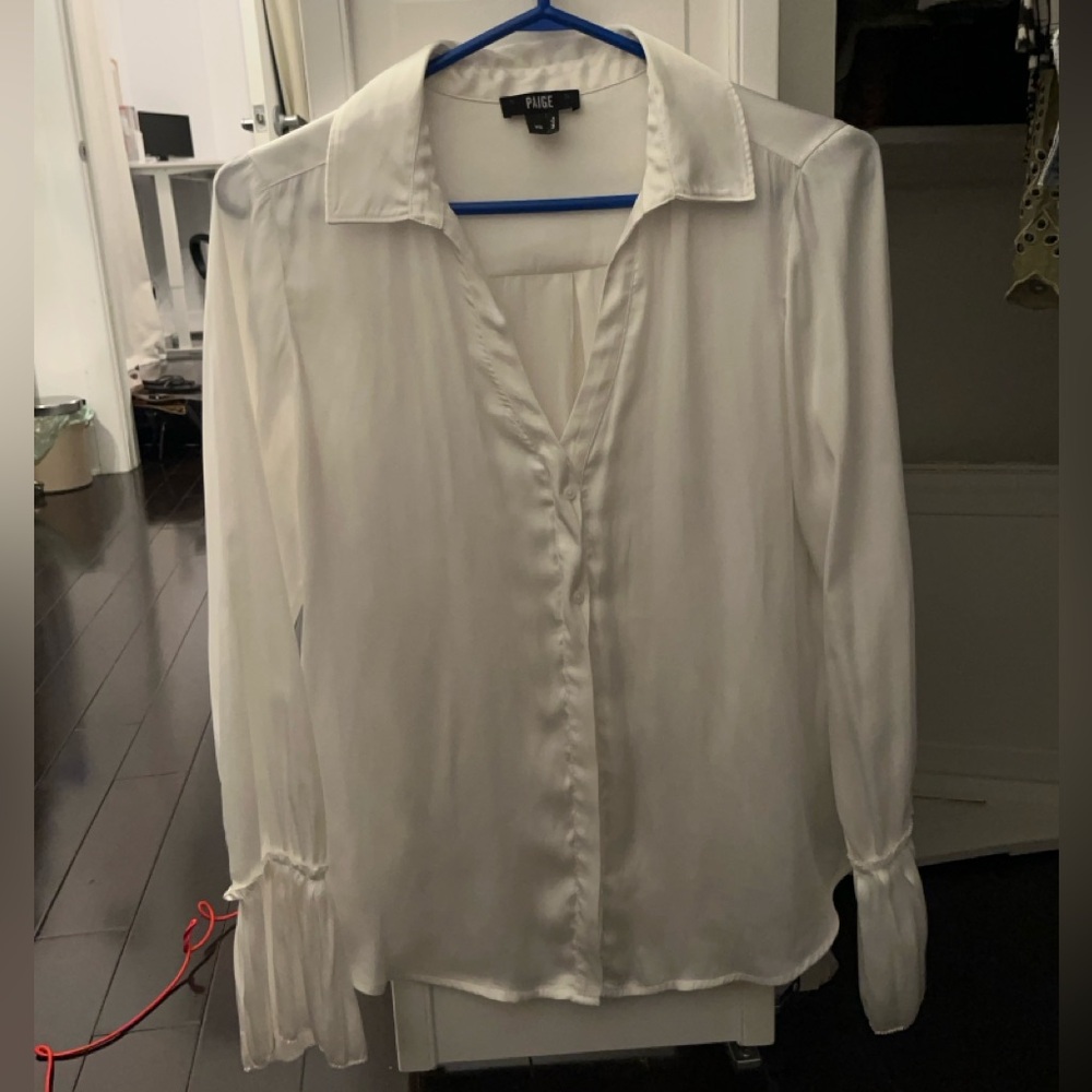 Paige XS blouse-white